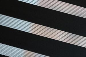 Office blinds. Modern fabric blinds. Office meeting room lighting range control. photo