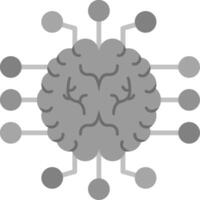 icono de vector de inteligencia artificial