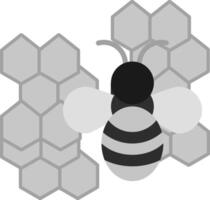 abeja terapia vector icono