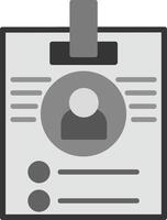 Id Card Vector Icon