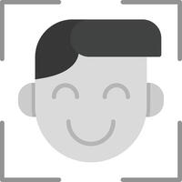 Face Scan Vector Icon