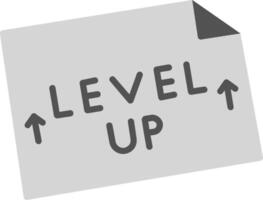 Level Up Vector Icon