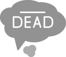 Dead Vector Icon