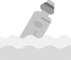 Message In A Bottle Vector Icon