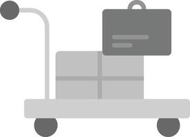 Airport Cart Vector Icon