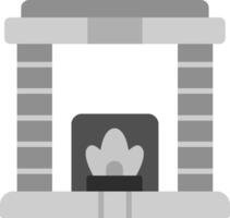 Fireplace Vector Icon