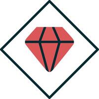 Diamond Vector Icon