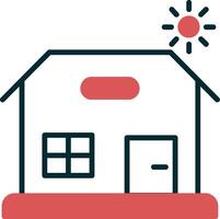 Beach House Vector Icon