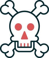 Skull And Bones Vector Icon
