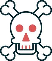 Skull And Bones Vector Icon