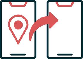 Share Location Vector Icon