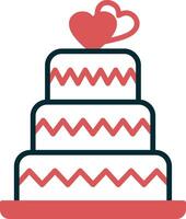 Wedding Cake Vector Icon