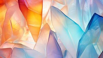 AI generated Gems crystals twinkle with mesmerizing colorful glow creating stunning and abstract backdrop photo