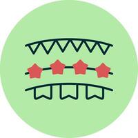 Bunting Vector Icon