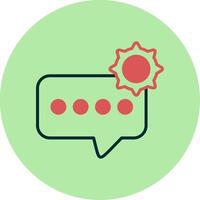 Support Chat Vector Icon