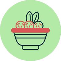 falafel vector icono