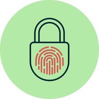 Fingerprint Vector Icon