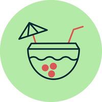 Coconut Vector Icon