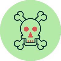 Skull And Bones Vector Icon