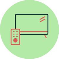 icono de vector de pantalla de tv