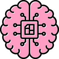 Artificial Intelligence Vector Icon