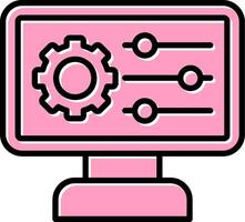 icono de vector de configuración