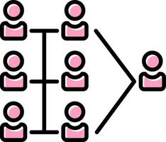 Hierarchy Vector Icon
