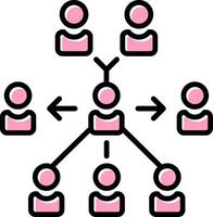 Hierarchy Vector Icon