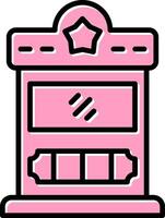 Ticket Box Vector Icon