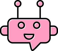 Robot Chat Vector Icon