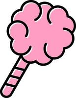 Cotton Candy Vector Icon