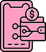 Digital Wallet Vector Icon