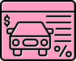 Car Loan Vector Icon