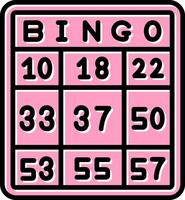 Bingo Vector Icon