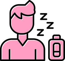 Tired Vector Icon