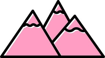 Rocky Mountains Vector Icon