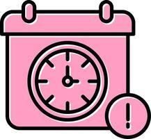 Deadline Vector Icon