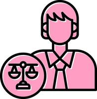 Lawyer Vector Icon