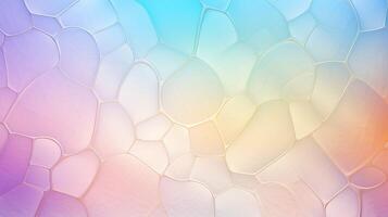 AI generated Abstract delicate multicolored mosaic of frosted glass in soft ambient light photo