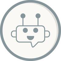 Robot Chat Vector Icon