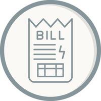 Bill Vector Icon