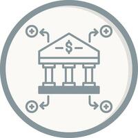 icono de vector de banco