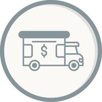 Bank Truck Vector Icon