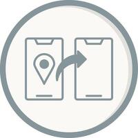 Share Location Vector Icon