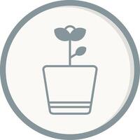 Flower Pot Vector Icon