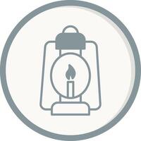 Oil Lamp Vector Icon