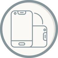 Foldable Smartphone Vector Icon