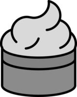 Cream Vector Icon