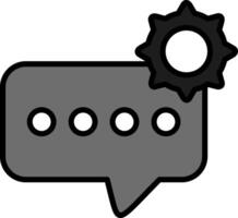 Support Chat Vector Icon