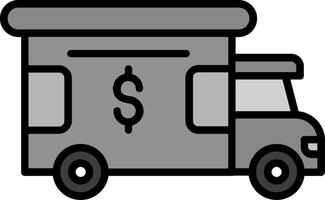 Bank Truck Vector Icon